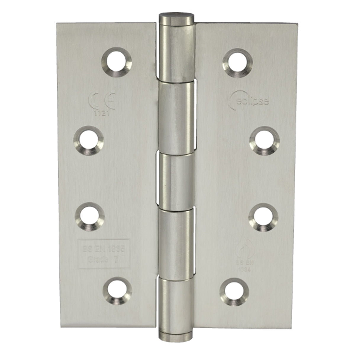 Eclipse Plain Bearing Hinge G7 102x76x2mm Satin Stainless Steel | Pair | HI1252SL1