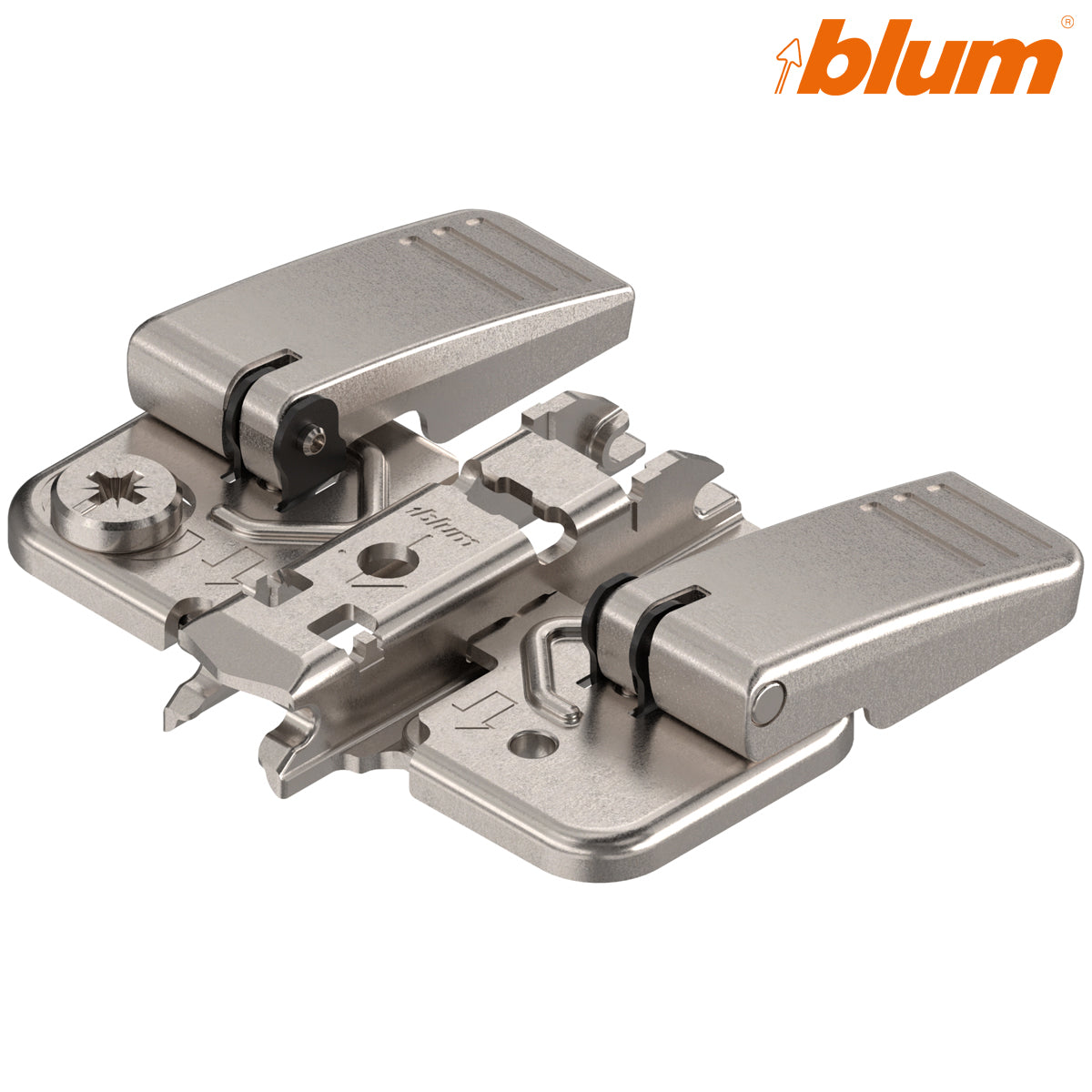 BLUM CLIP CRUCIFORM MOUNTING PLATE 00 ±2 HA 08.5 CAM INSERTA