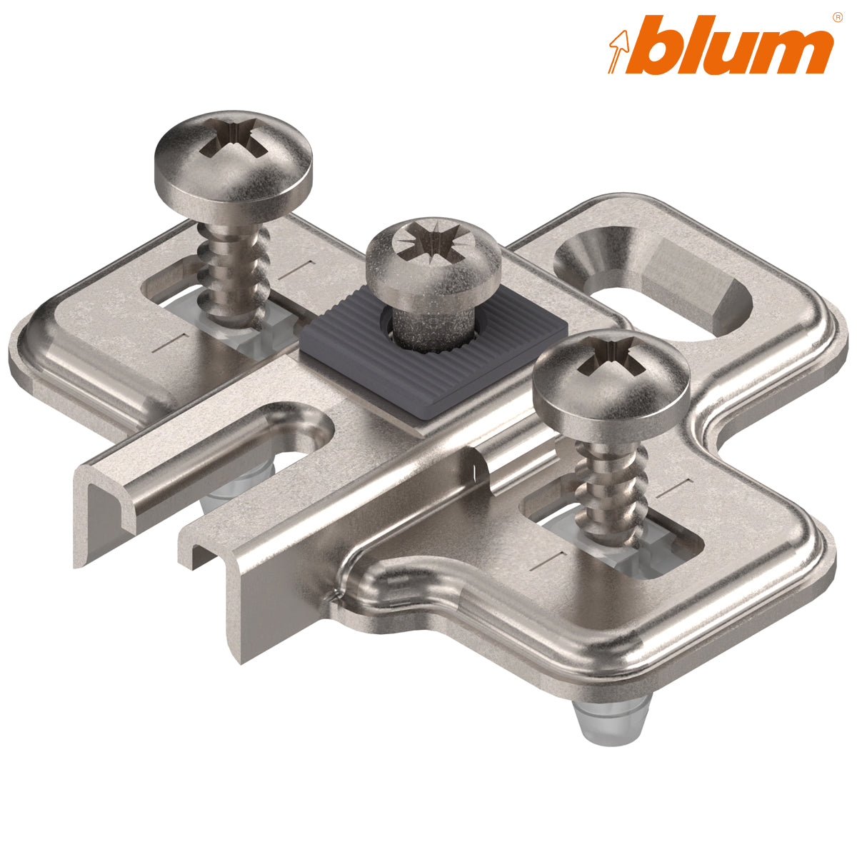 BLUM MODUL CRUCIFORM MOUNTING PLATE 00 ±3 HA ELONGATED EXPANDO