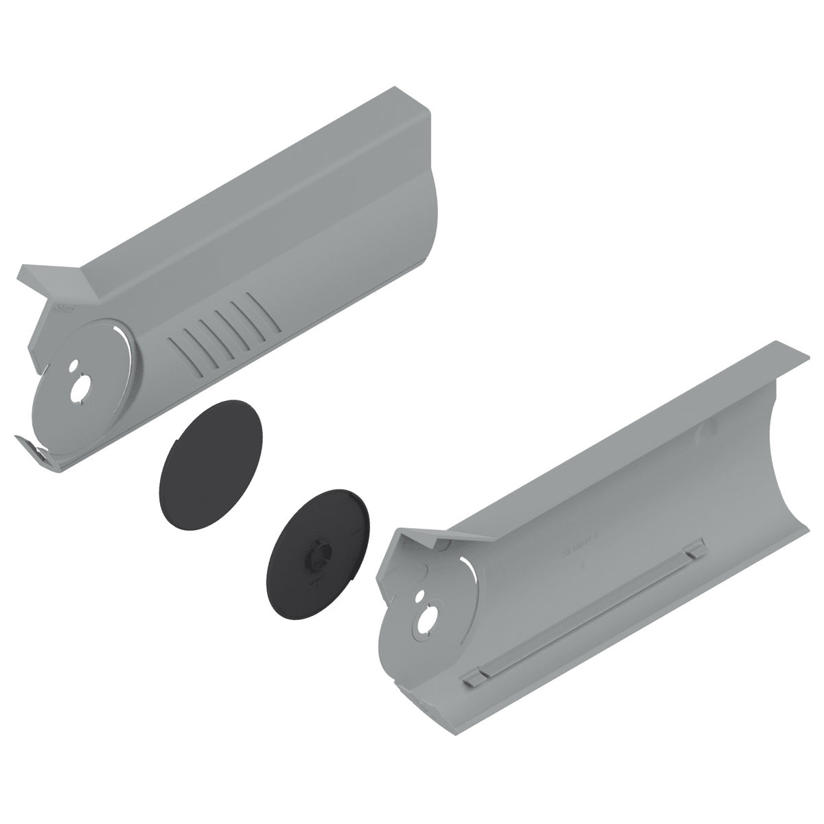 Blum AVENTOS HF 20F8000 Cover Cap Set – Dark Grey – HI20F8000DG