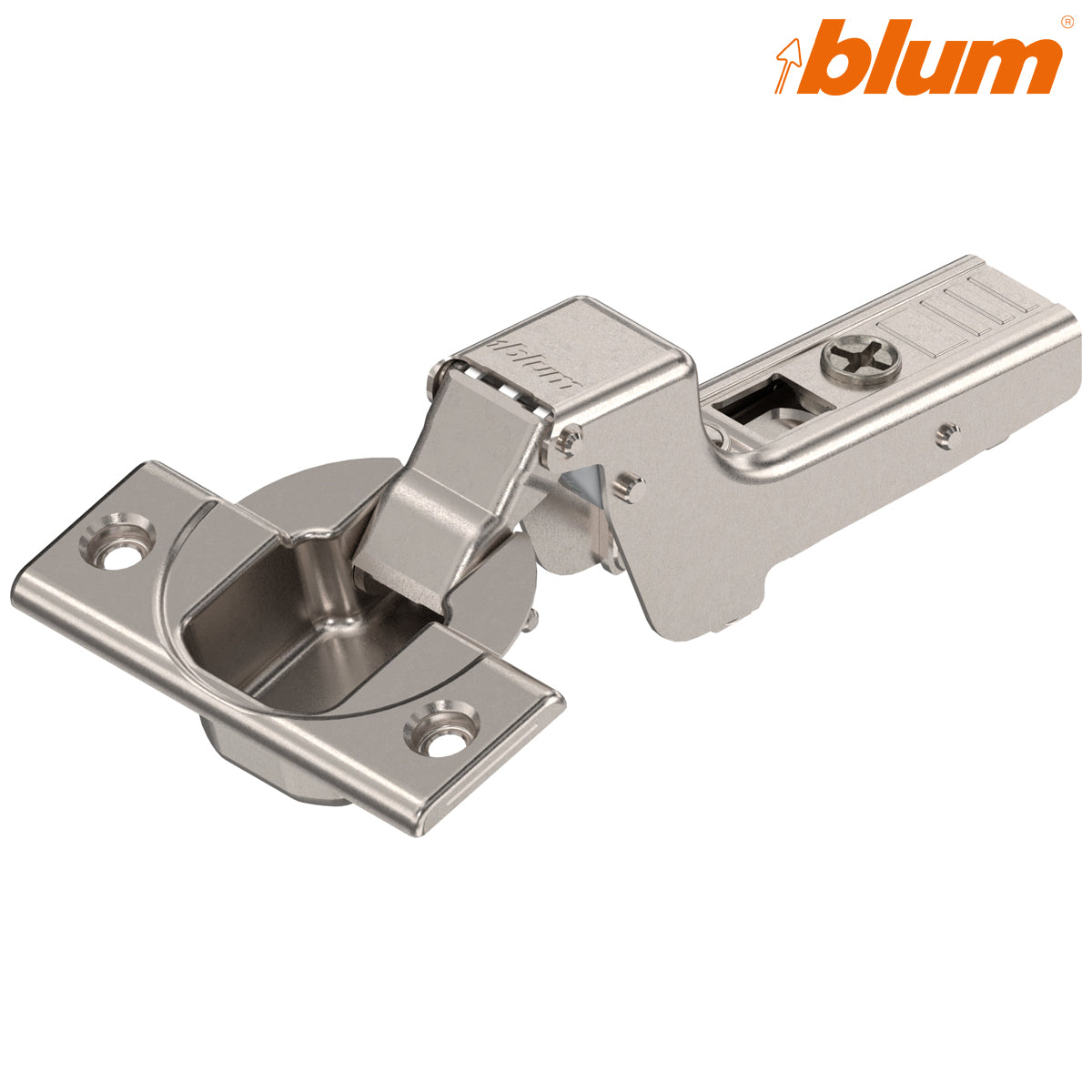 BLUM CLIP HINGE 110deg INSET UNSPRUNG SCREW-ON