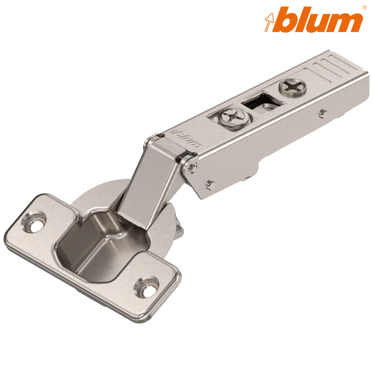 BLUM CLIP HINGE 120deg OVERLAY UNSPRUNG SCREW-ON by JULIUS BLUM UK LTD