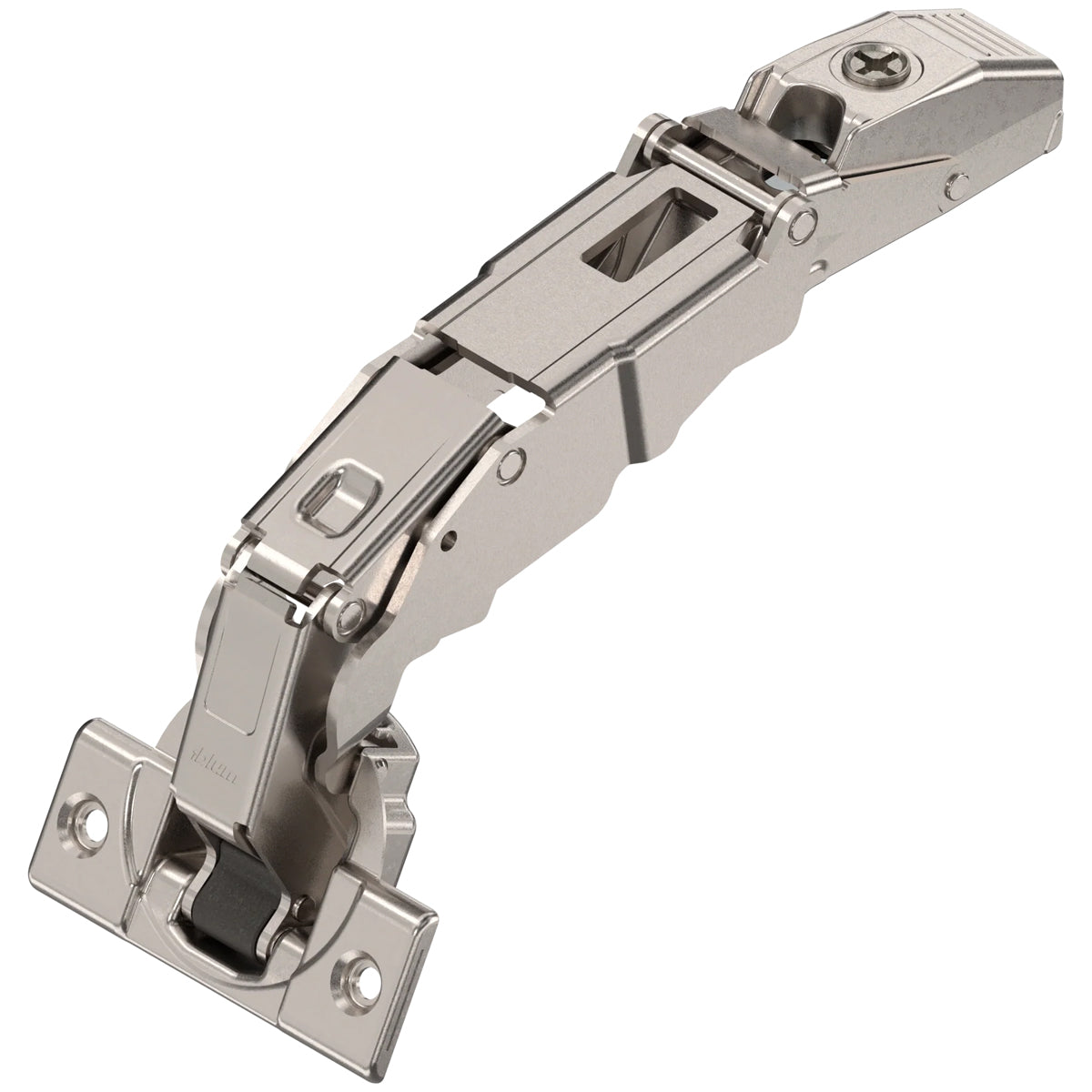 BLUM CLIP WIDE HINGE 155deg 0-PROTRUSION OVERLAY UNSPRUNG SCREW-ON