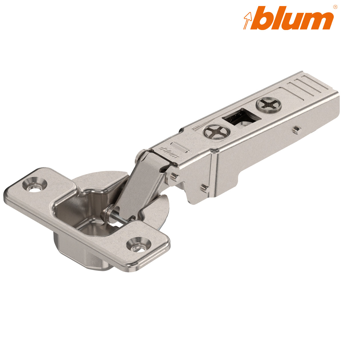 BLUM CLIP PROFILE HINGE 95deg OVERLAY UNSPRUNG SCREW-ON