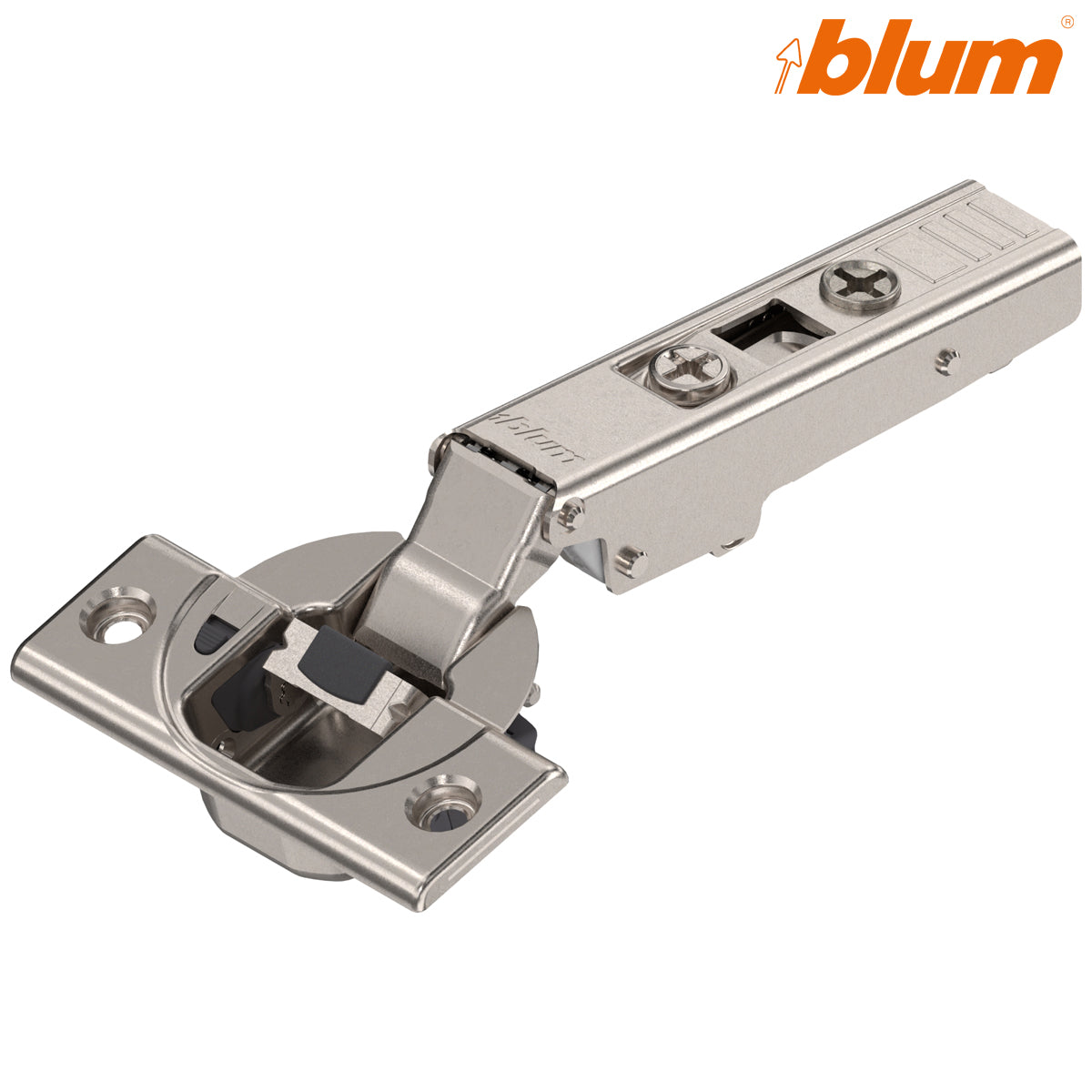 BLUM CLIP BLUMOTION HINGE 110deg OVERLAY SCREW-ON by JULIUS BLUM UK LTD