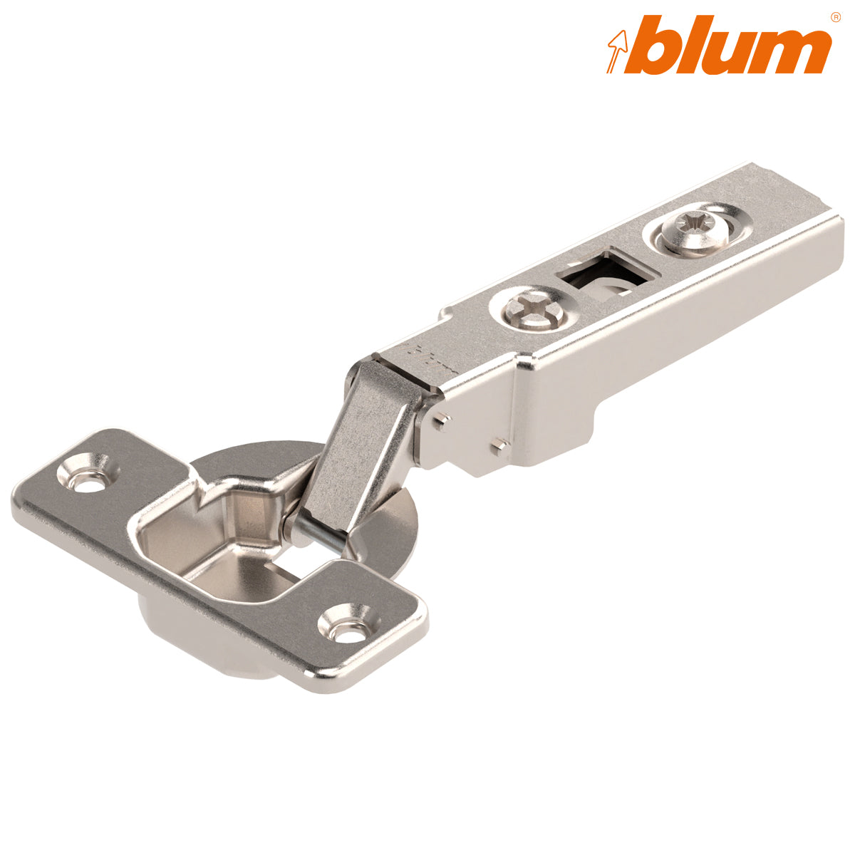 BLUM CLIP HINGE 100deg OVERLAY SCREW-ON