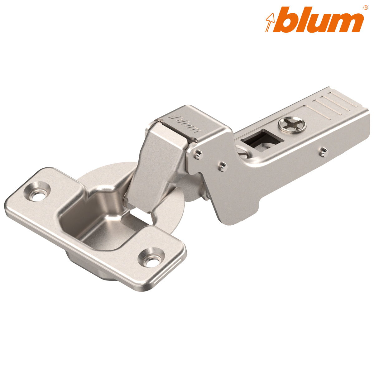 BLUM CLIP HINGE 107deg INSET UNSPRUNG SCREW-ON