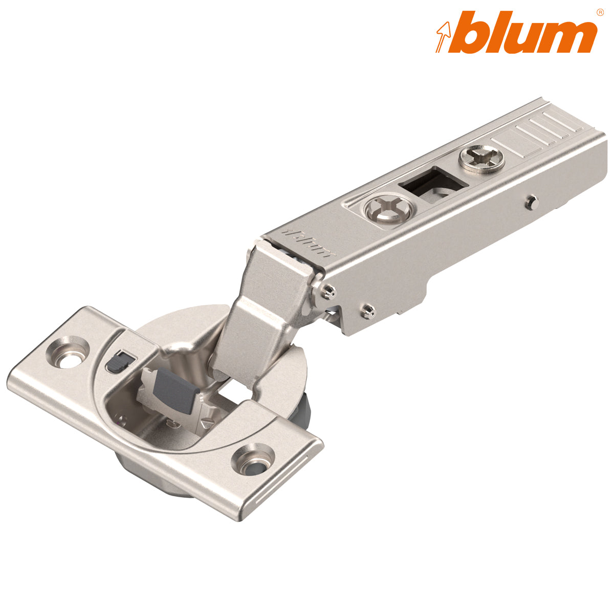 BLUM CLIP BLUMOTION HINGE 107deg OVERLAY SCREW-ON