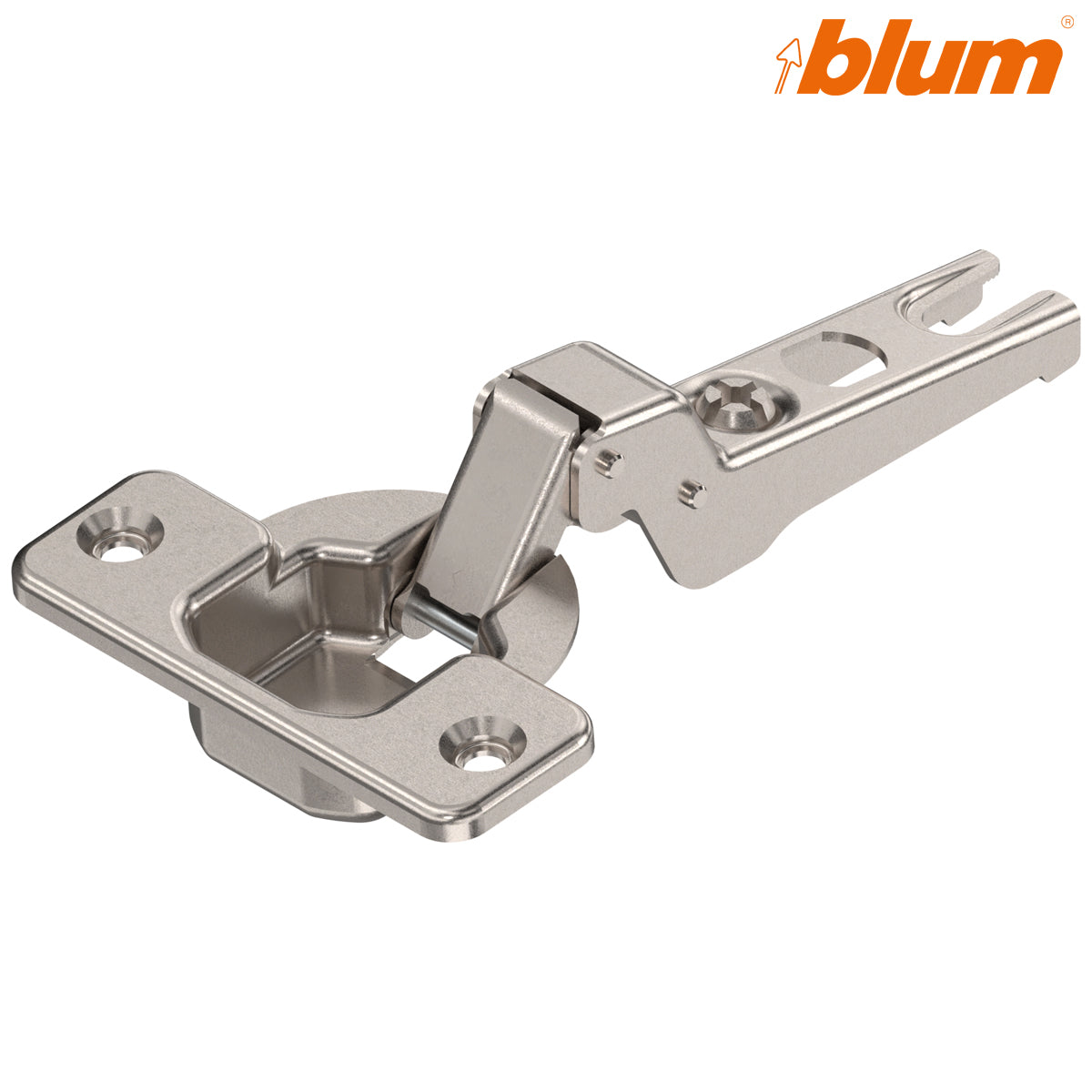 BLUM MODUL HINGE 100deg DUAL SCREW-ON 1/2OVERLAY – HI9126H