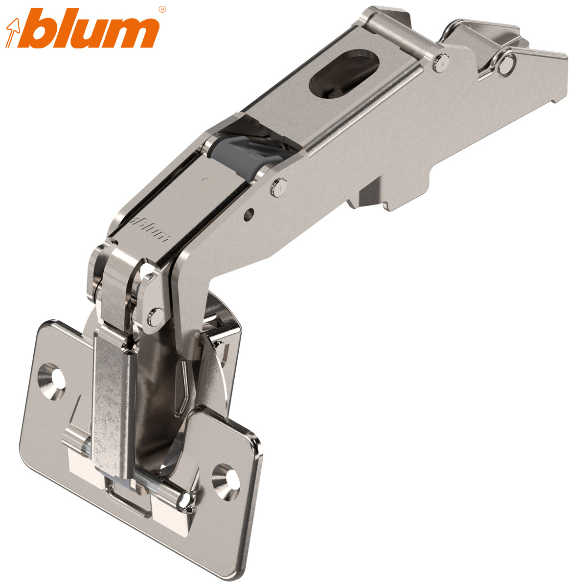 BLUM MODUL WIDE HINGE 170deg DUAL SCREW-ON 1/2OVERLAY