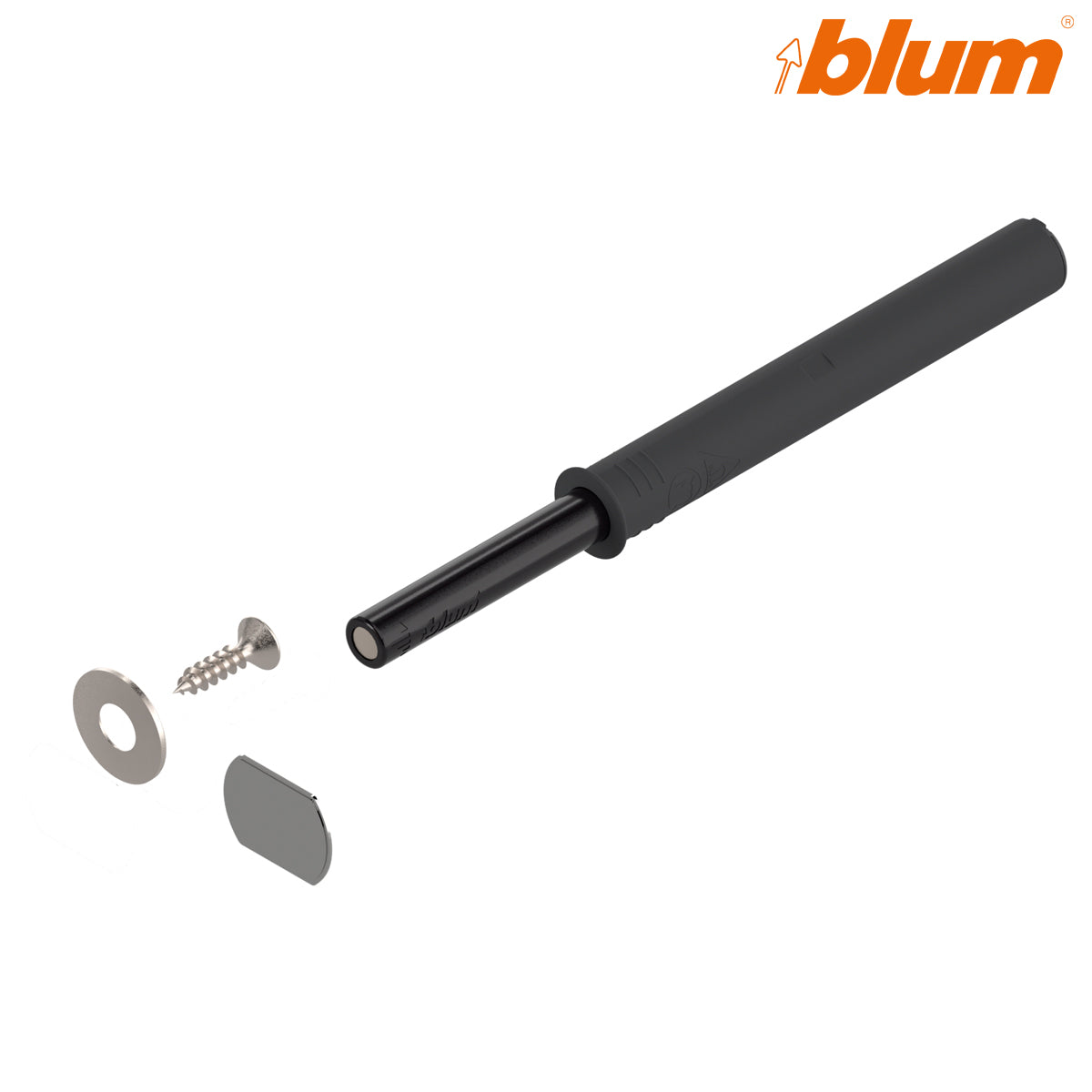 BLUM TIP-ON DOOR SET LONG+MAGNET CBK
