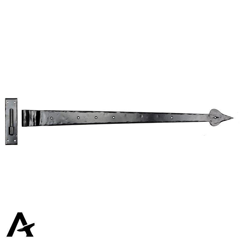 HOOK+BAND HINGE CRANKED PR 889x194x46 BLK