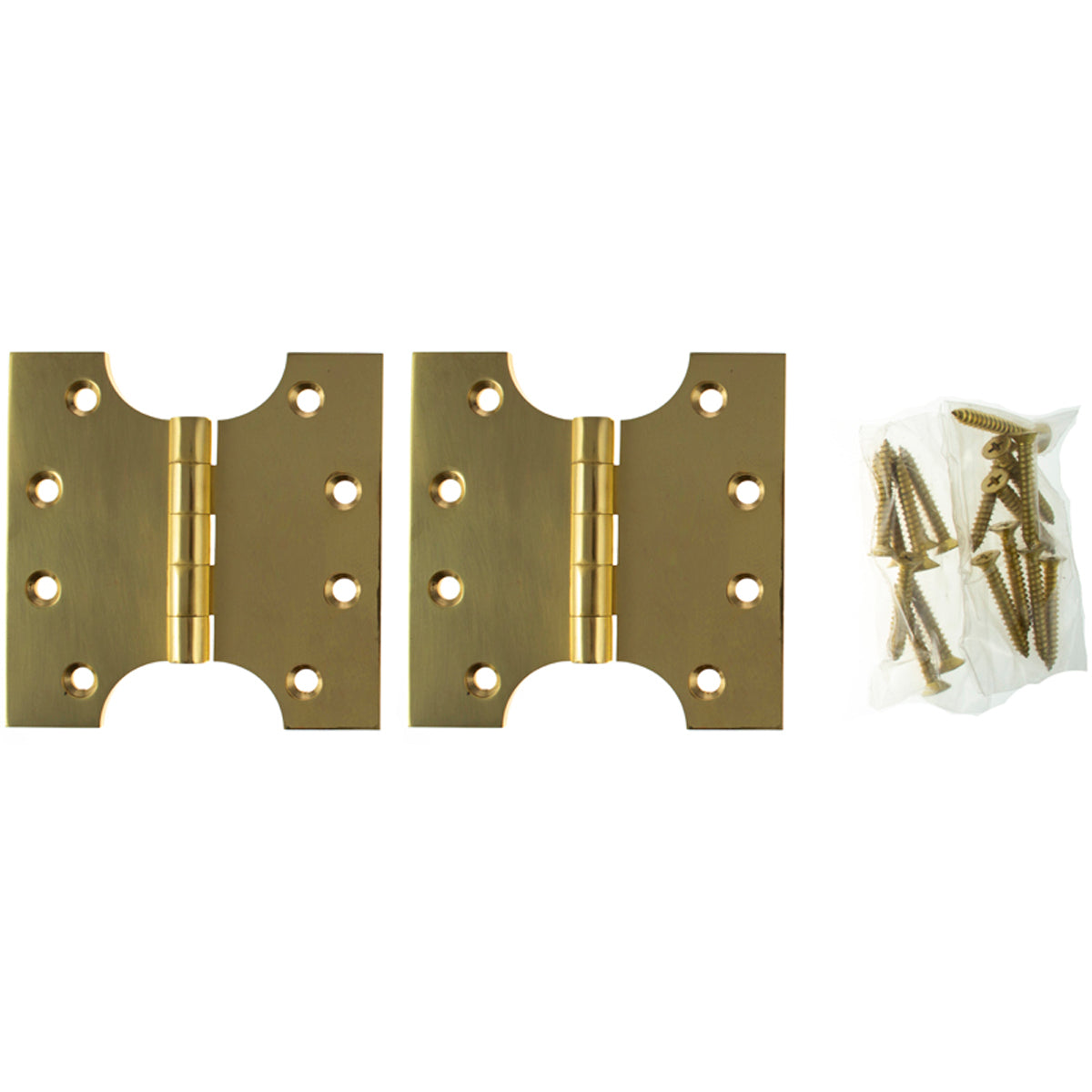 PARLIAMENT HINGE 102x51x102 BRS/PBR