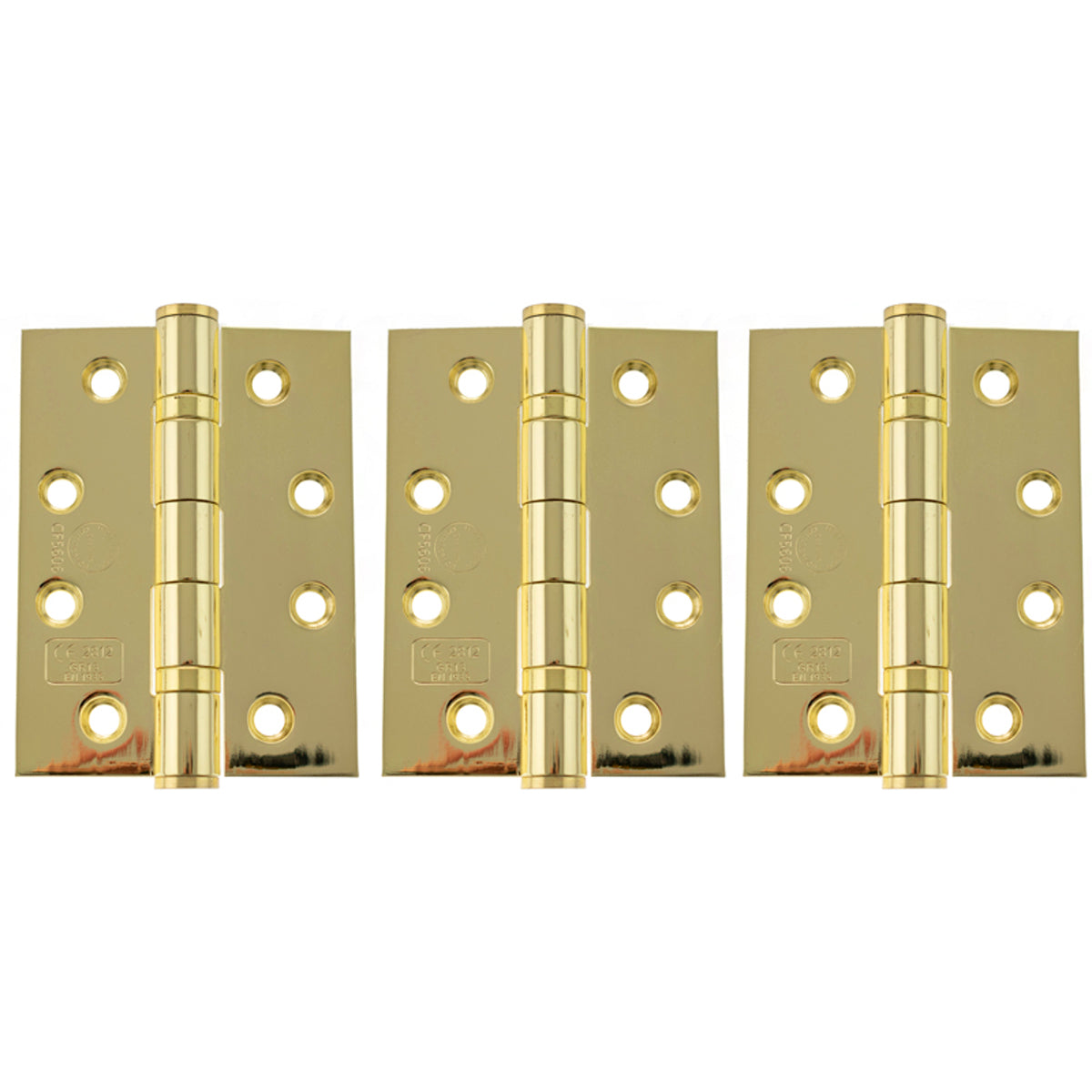 BALL BEARING G13 BUTT HINGE 102x76 PBR SET3