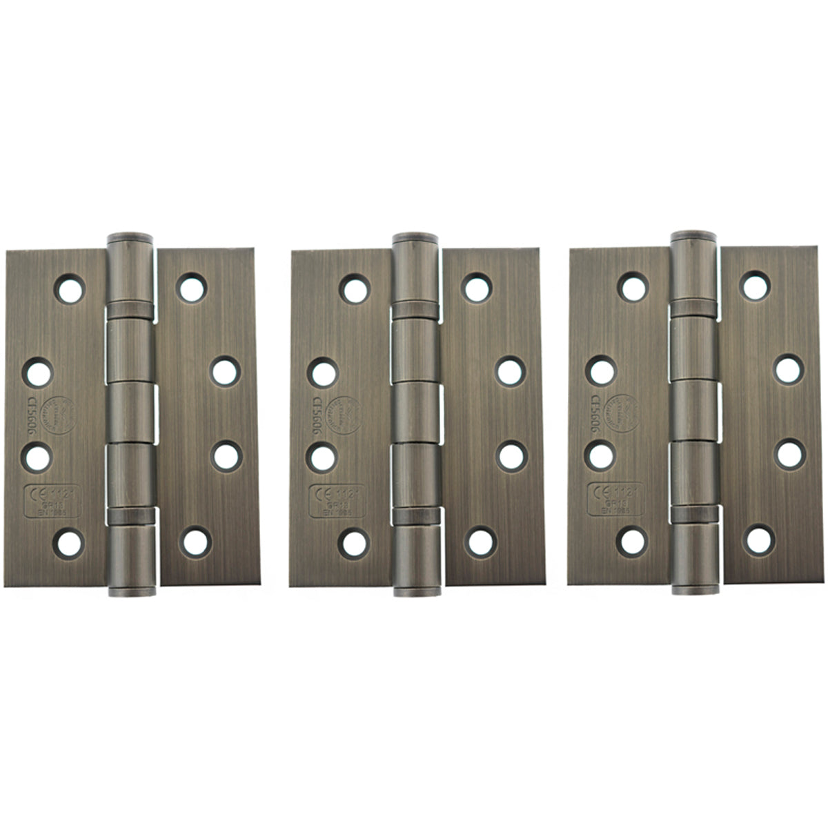 BALL BEARING G13 BUTT HINGE 102x76x3 UBZ SET3