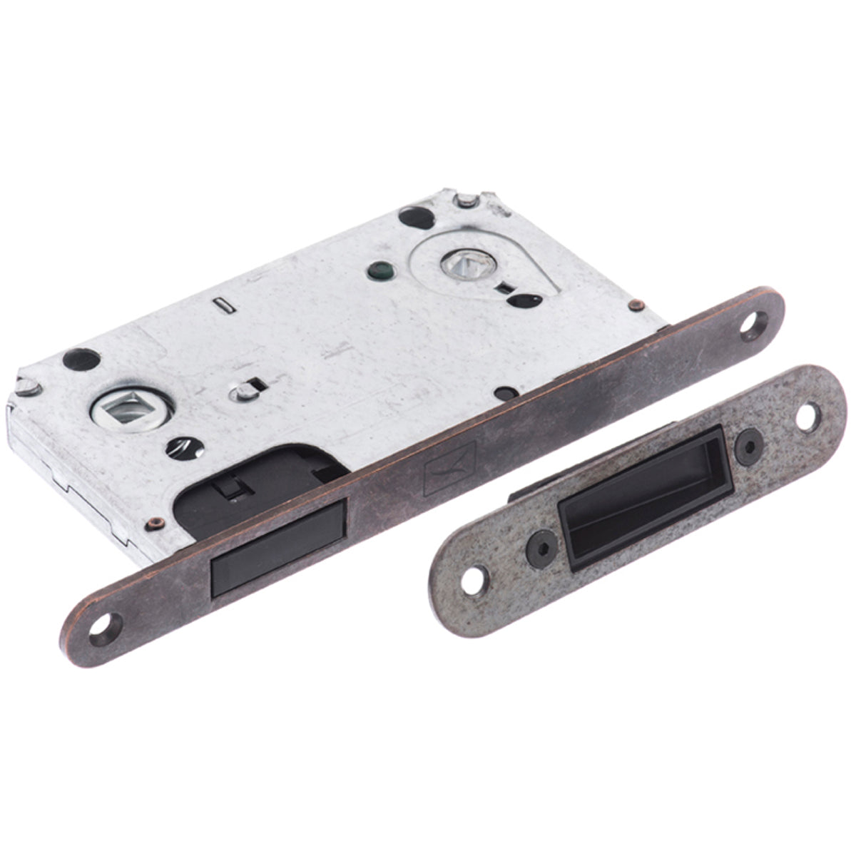 MAGNETIC BOLT THROUGH BATHROOM LOCK 50BS 75 BRZ