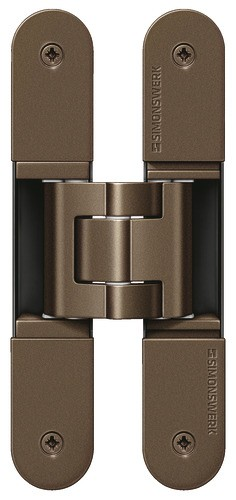 TECTUS TE340 3D HINGE 160x28 175 BRONZE FINISH LIGHT by SIMONSWERK UK LTD