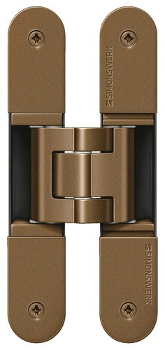 TECTUS TE340 3D HINGE 160x28 168 BRONZE METALLIC by SIMONSWERK UK LTD