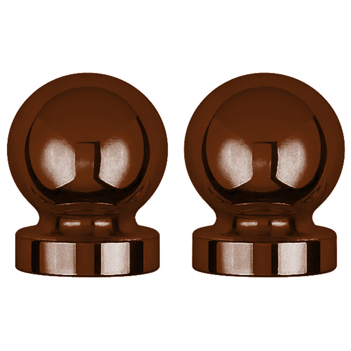 DECORATIVE FINIAL SET2 BALL/BMA