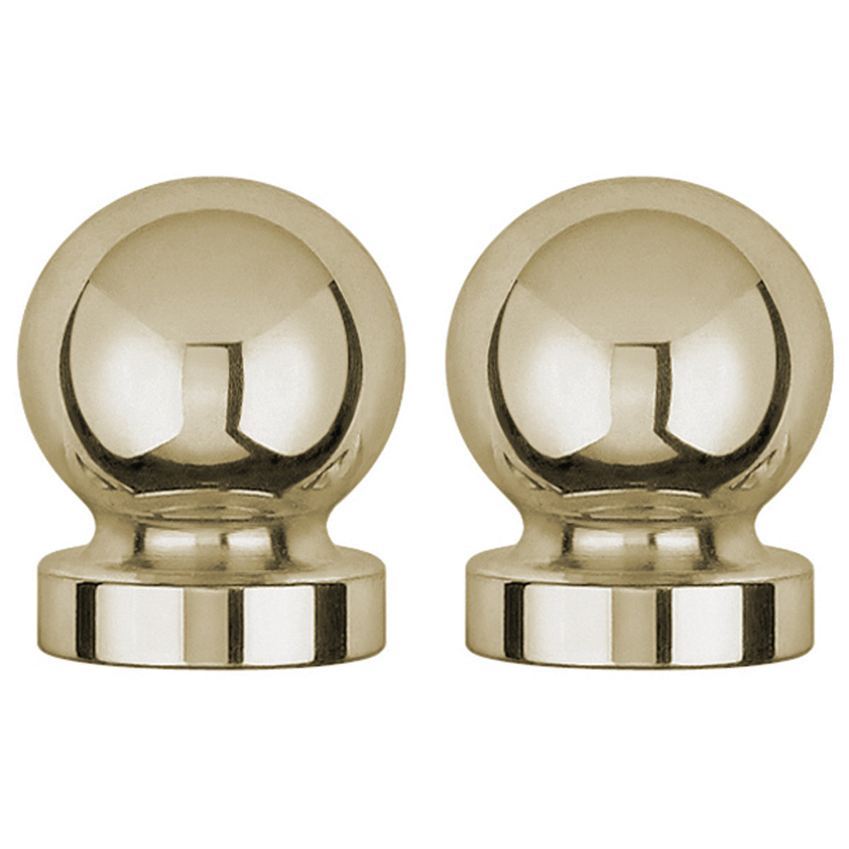 DECORATIVE FINIAL SET2 BALL/BNP