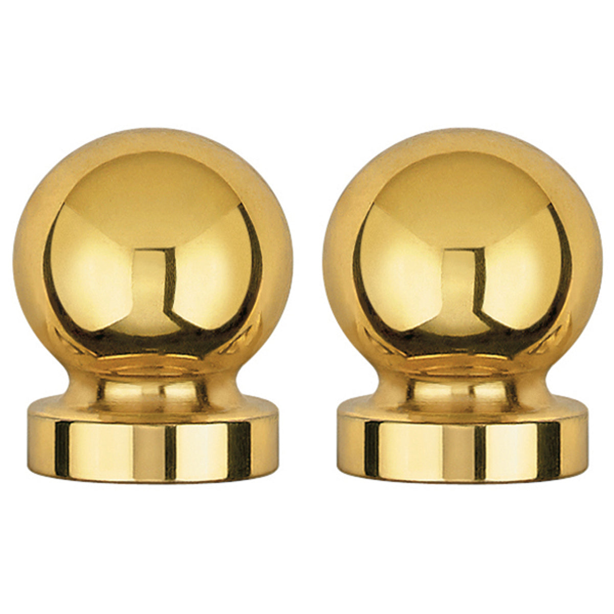 DECORATIVE FINIAL SET2 BALL/PLB