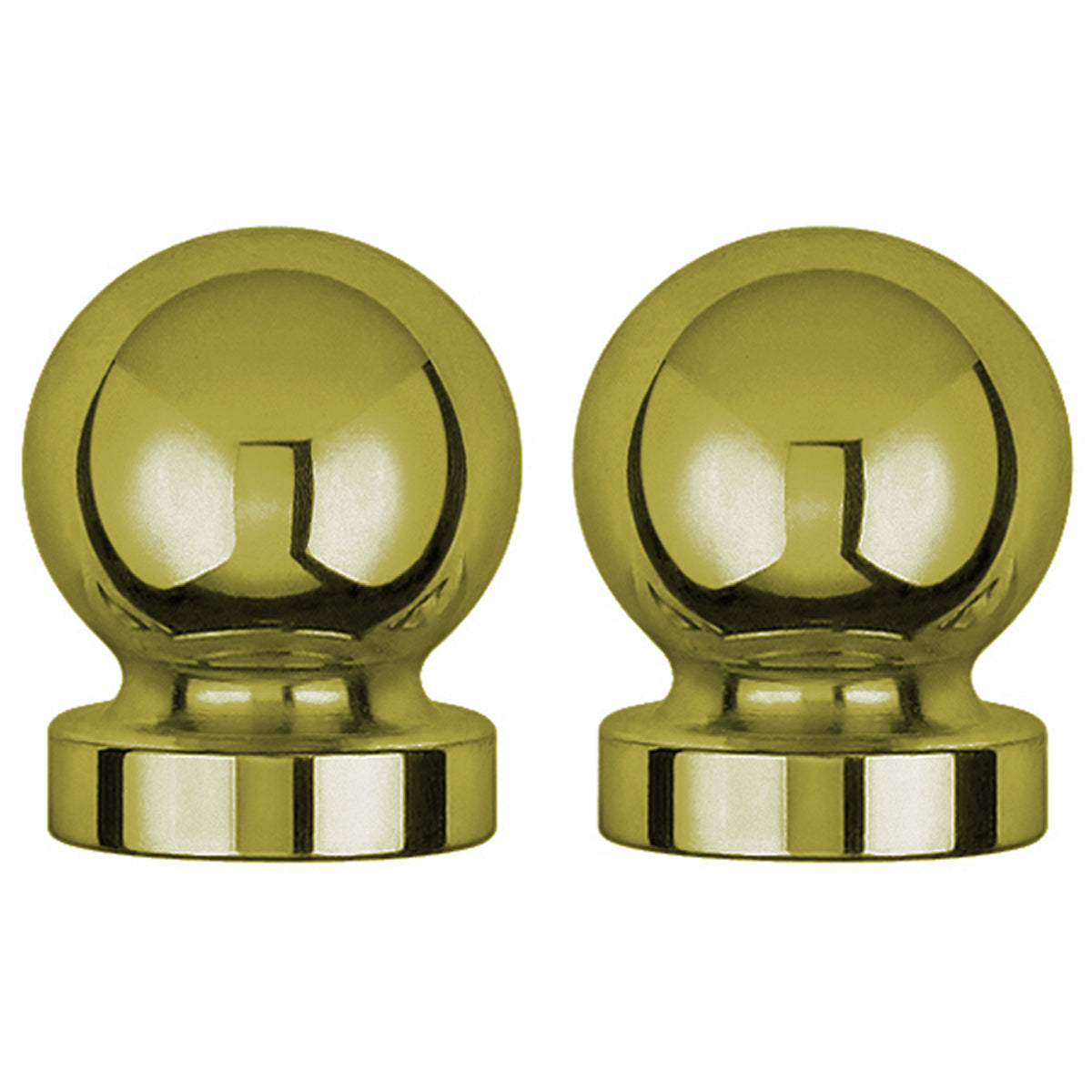 DECORATIVE FINIAL SET2 BALL/SLF