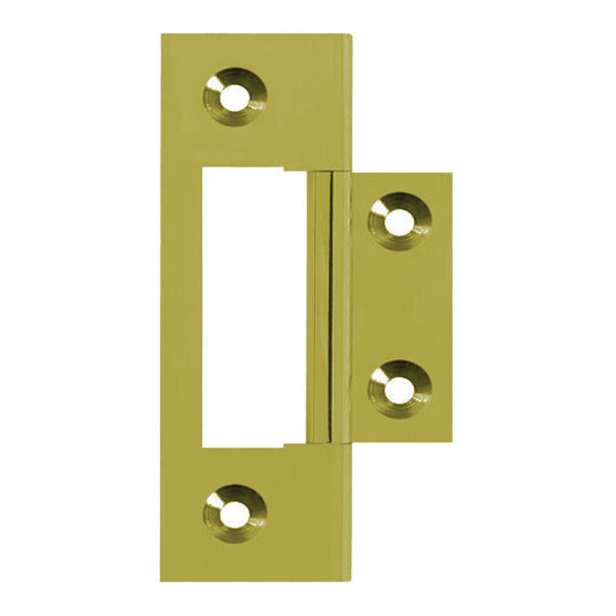 UNWASH FLUSH HINGE 64x22 BRS/SLF