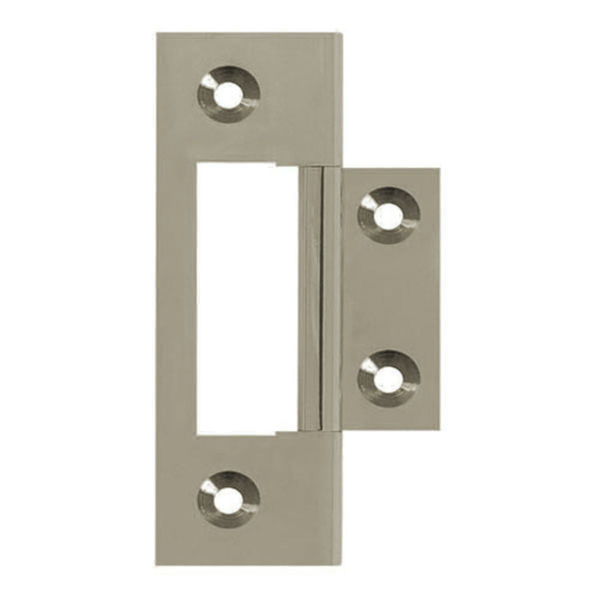 UNWASH FLUSH HINGE 64x22 BRS/SNP