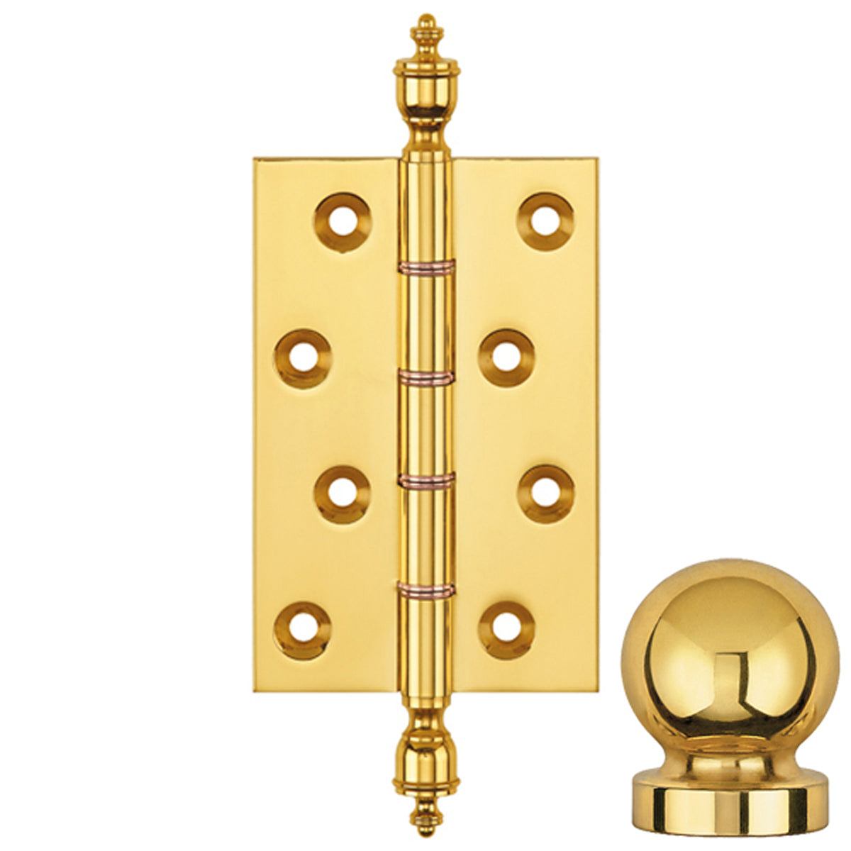 DPBW BUTT HINGE 100x65 BALL/PLB
