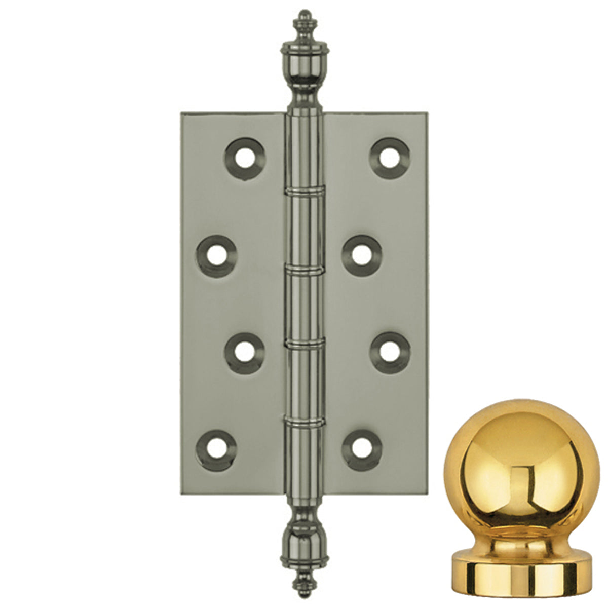 DPBW BUTT HINGE 100x65 BALL/SCP