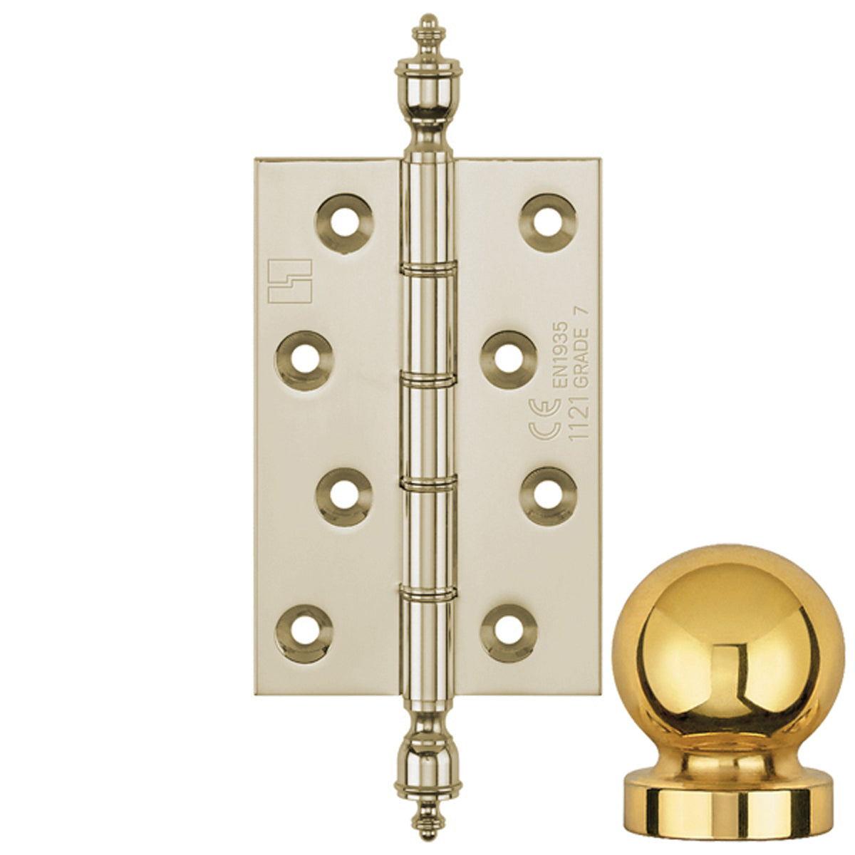 DPBW CE BUTT HINGE 100x65 BALL/BNP