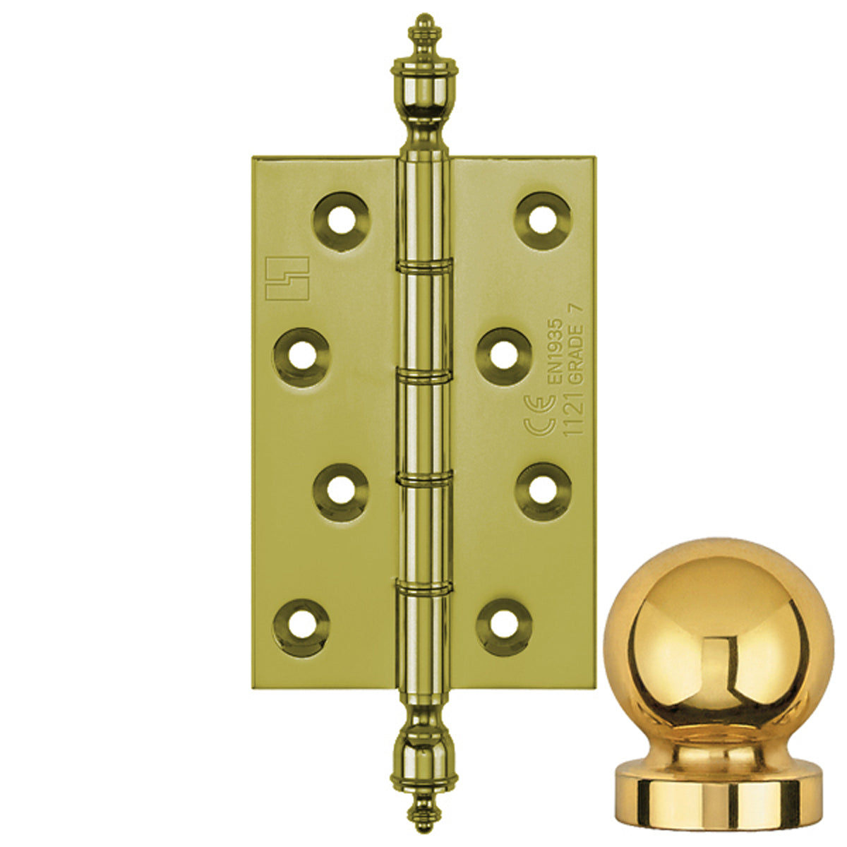 DPBW CE BUTT HINGE 100x65 BALL/SLF