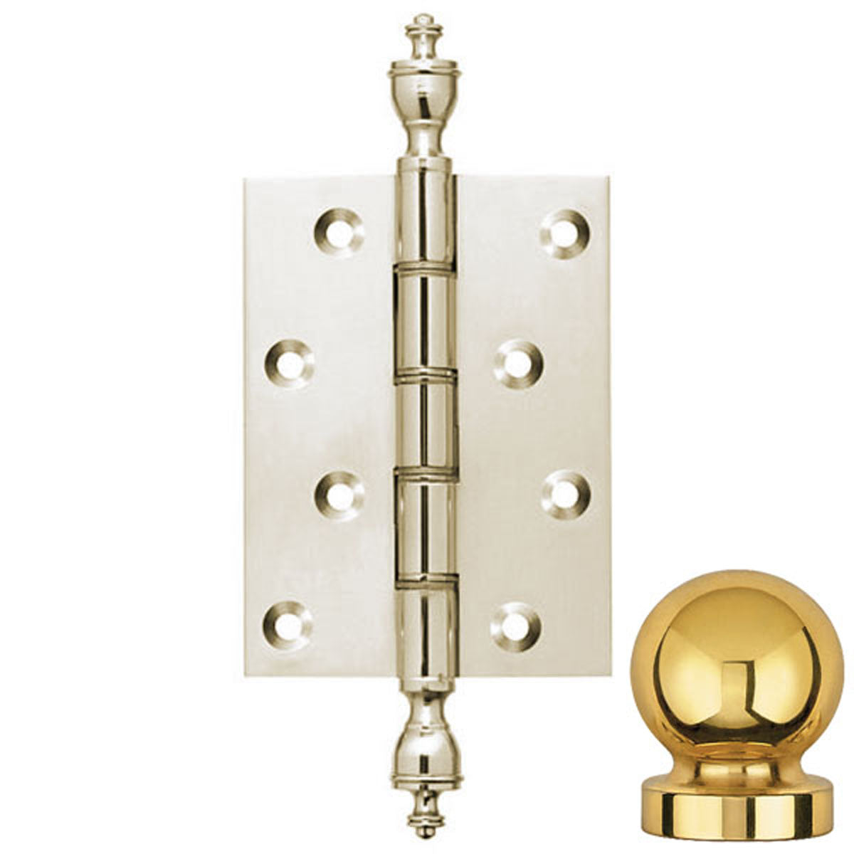 DPBW BUTT HINGE 100x75 BALL/BNP