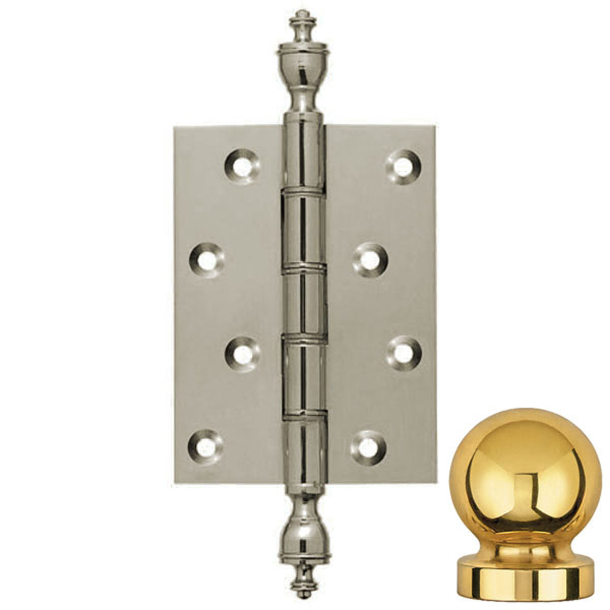 DPBW BUTT HINGE 100x75 BALL/SNP
