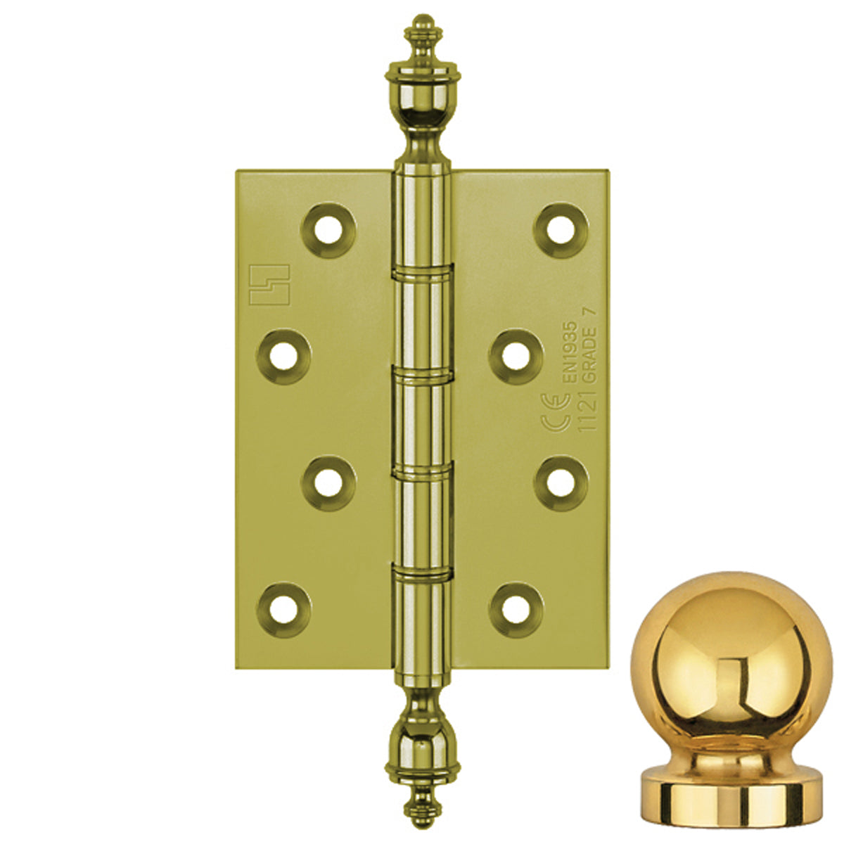 DPBW CE BUTT HINGE 100x75 BALL/SLF