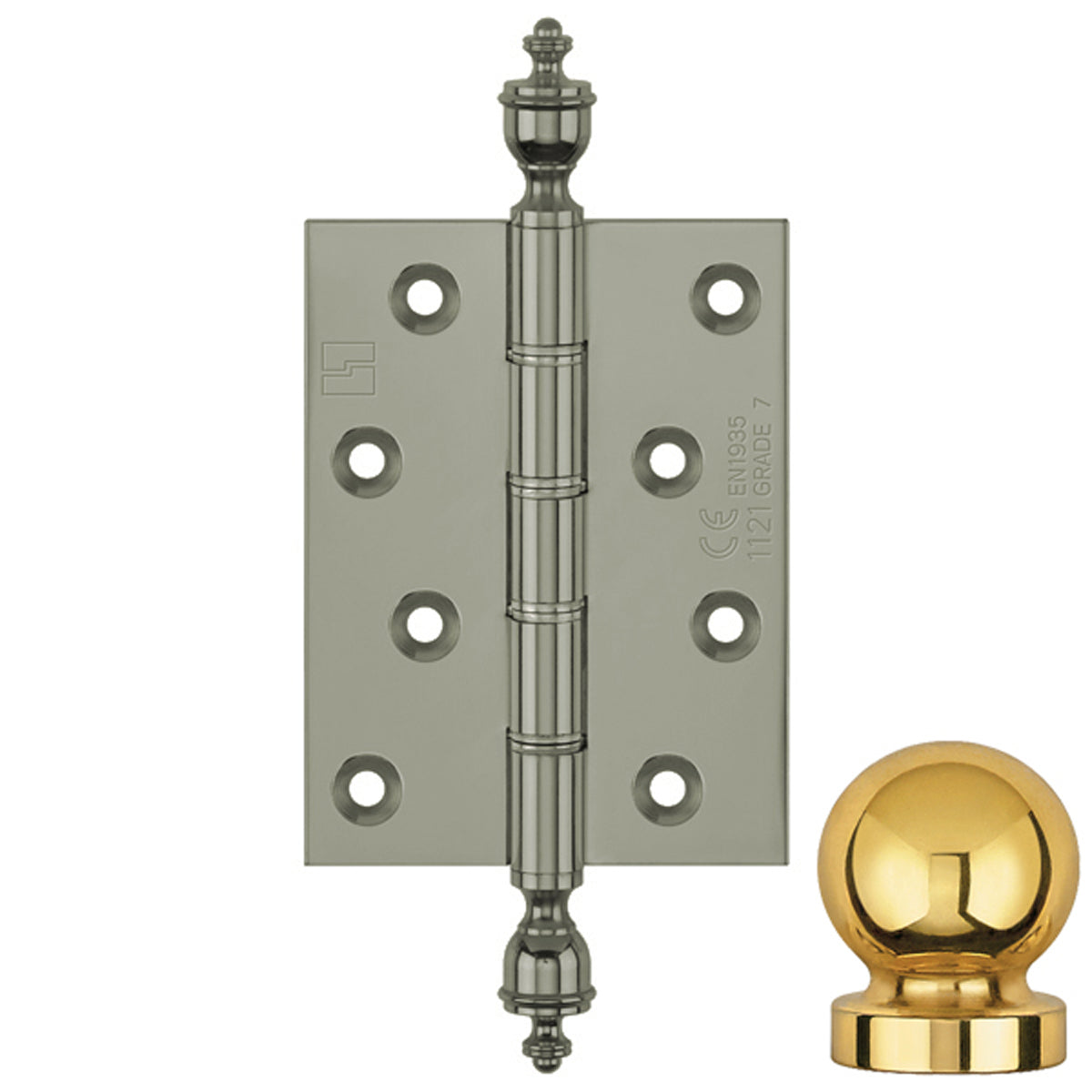 DPBW CE BUTT HINGE 100x75 BALL/SCP