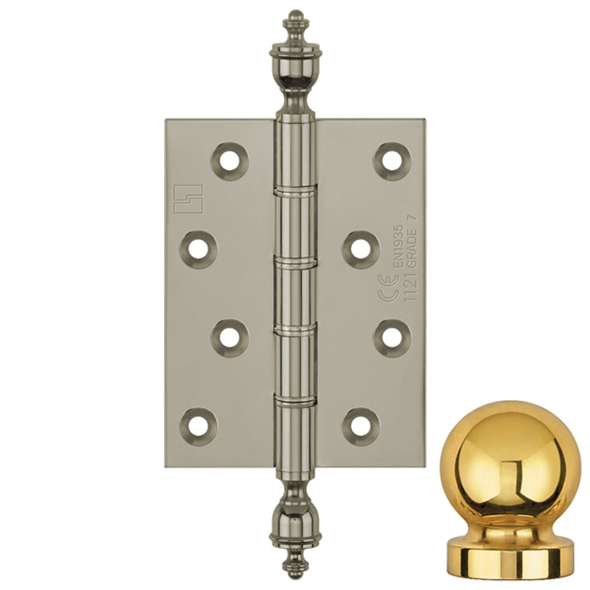 DPBW CE BUTT HINGE 100x75 BALL/SNP
