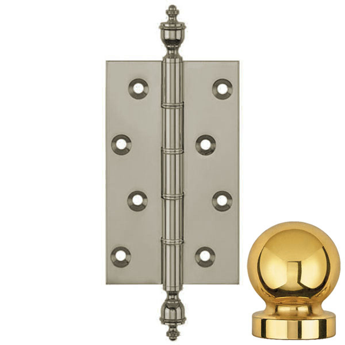DPBW BUTT HINGE 127x75 BALL/SNP