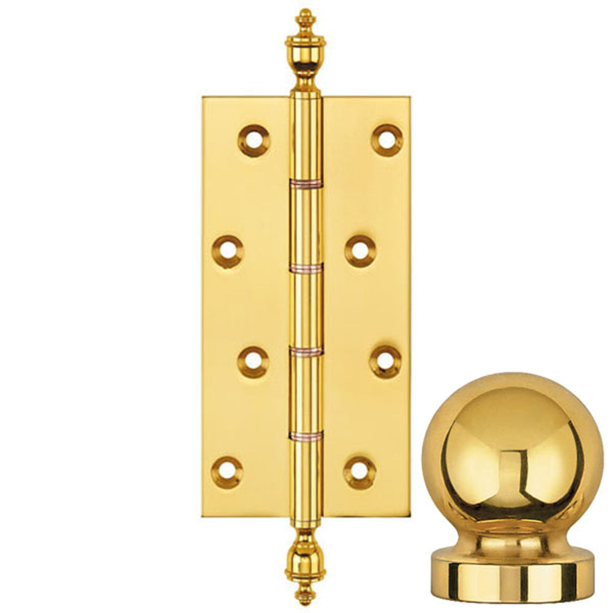 DPBW BUTT HINGE 152x75 BALL/PLB