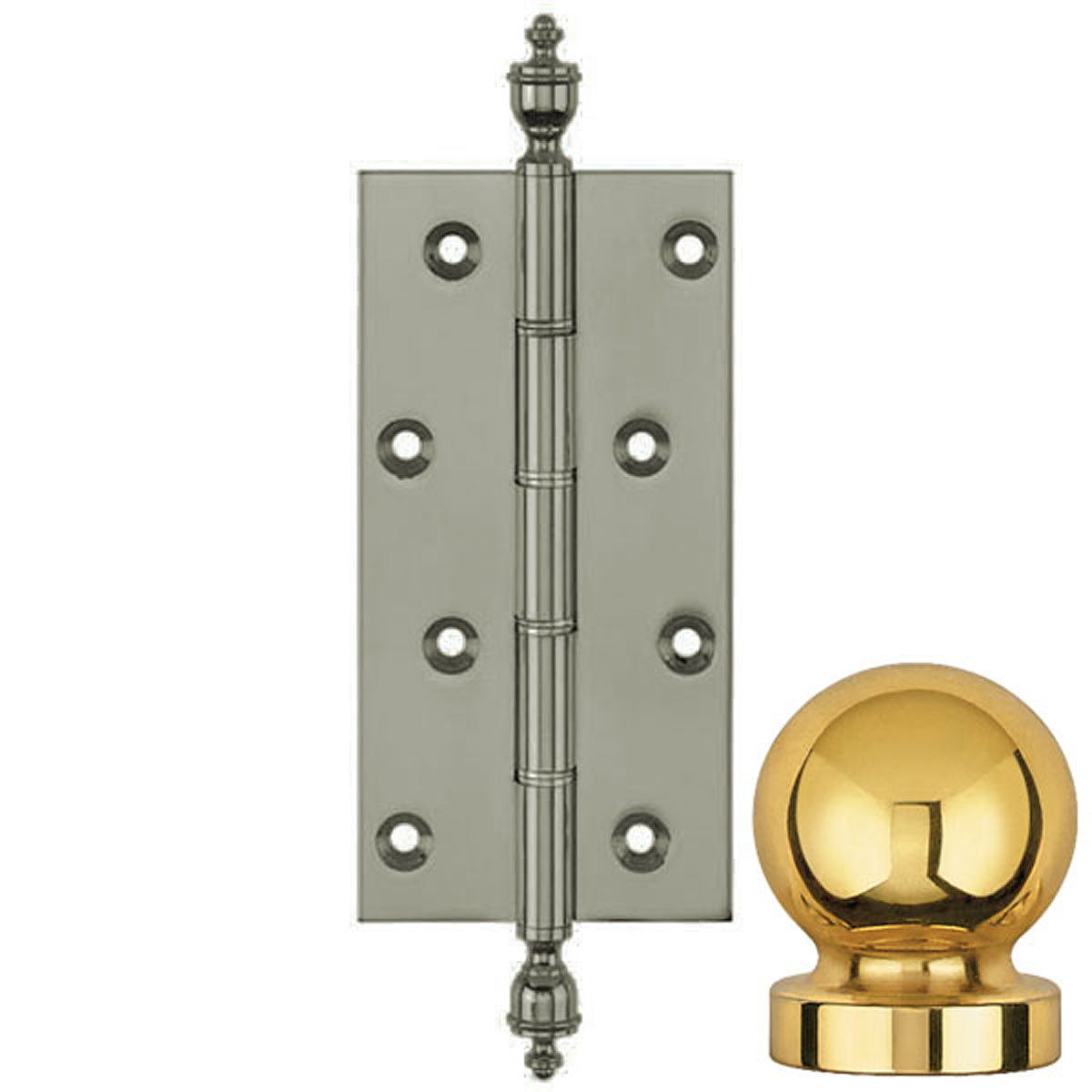 DPBW BUTT HINGE 152x75 BALL/SCP