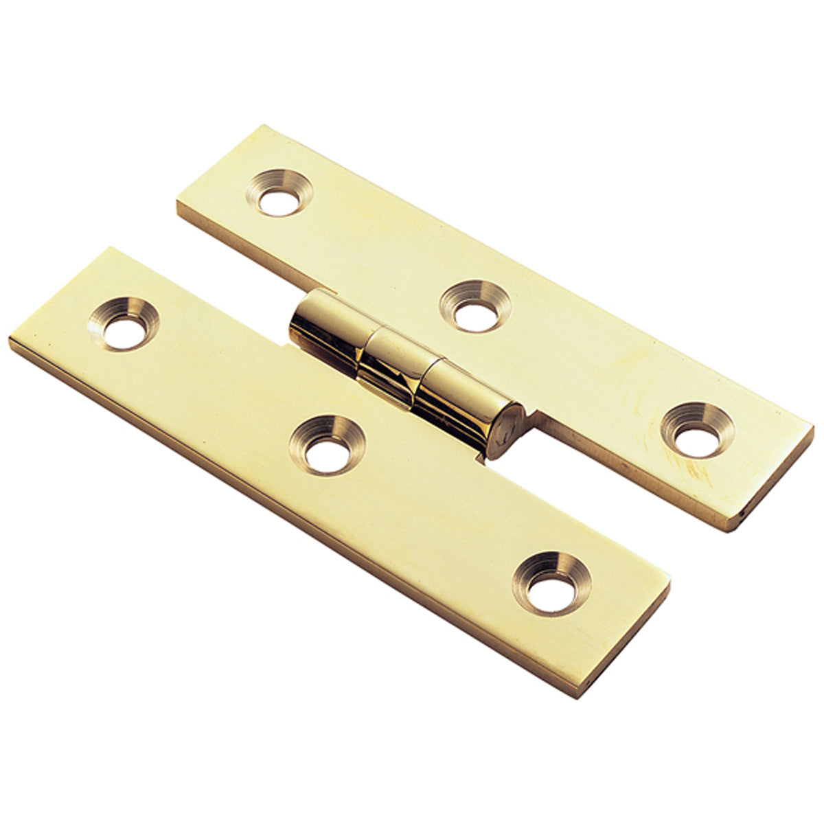 BRASS H HINGE 64x35x2 POL/LAQ FTD810 by CARLISLE BRASS