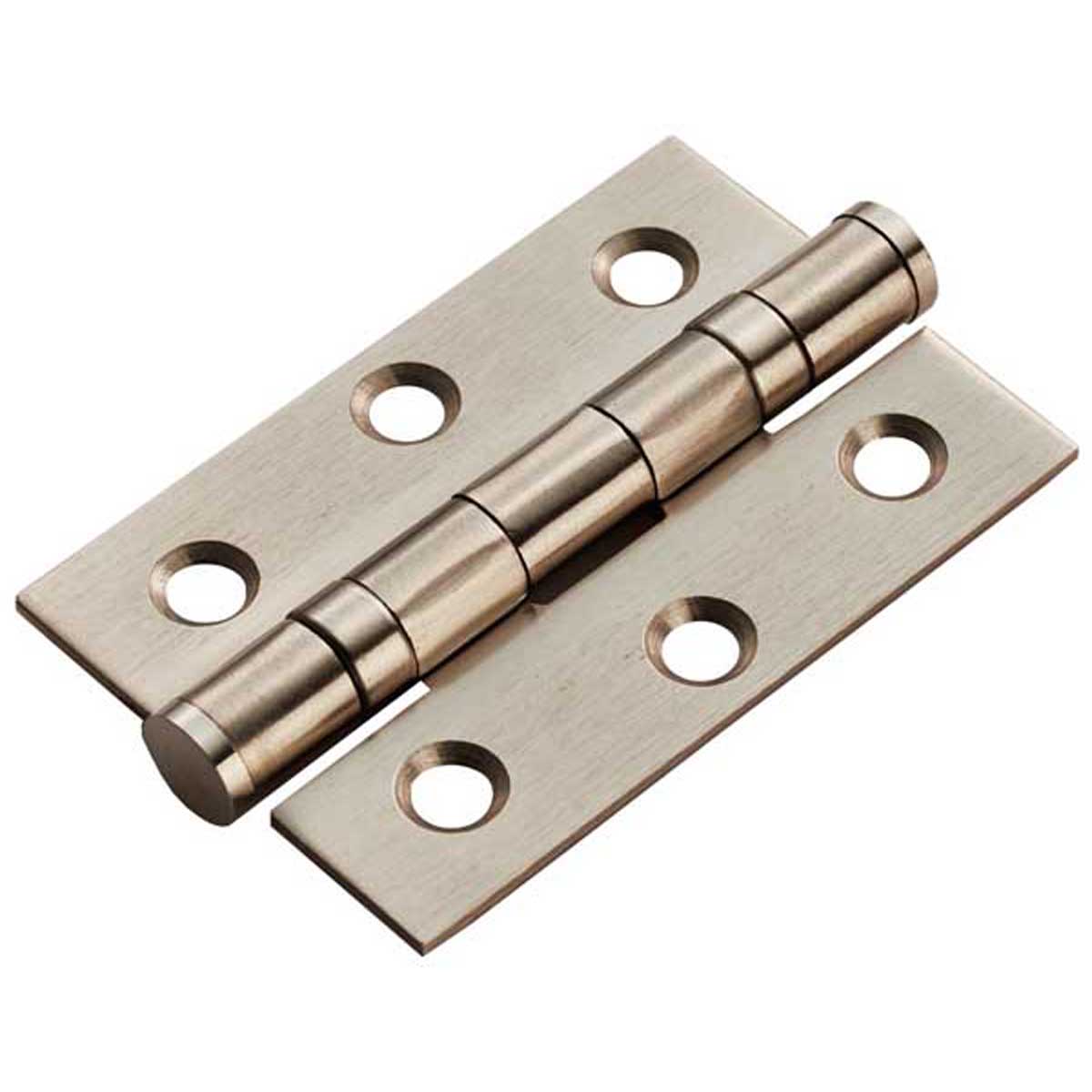 BALL BEARING HINGE 76x51x2 SNP HIN1322SNP by CARLISLE BRASS