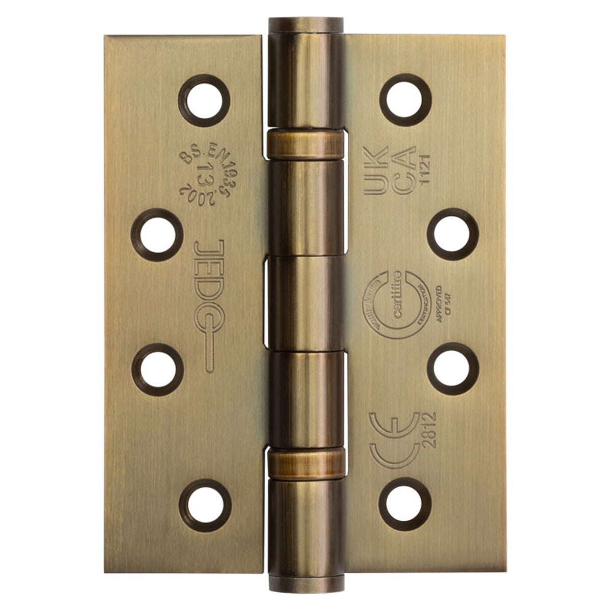JEDO BALL BEARING HINGE G13 102x76x3 STST/ABR J9500AB