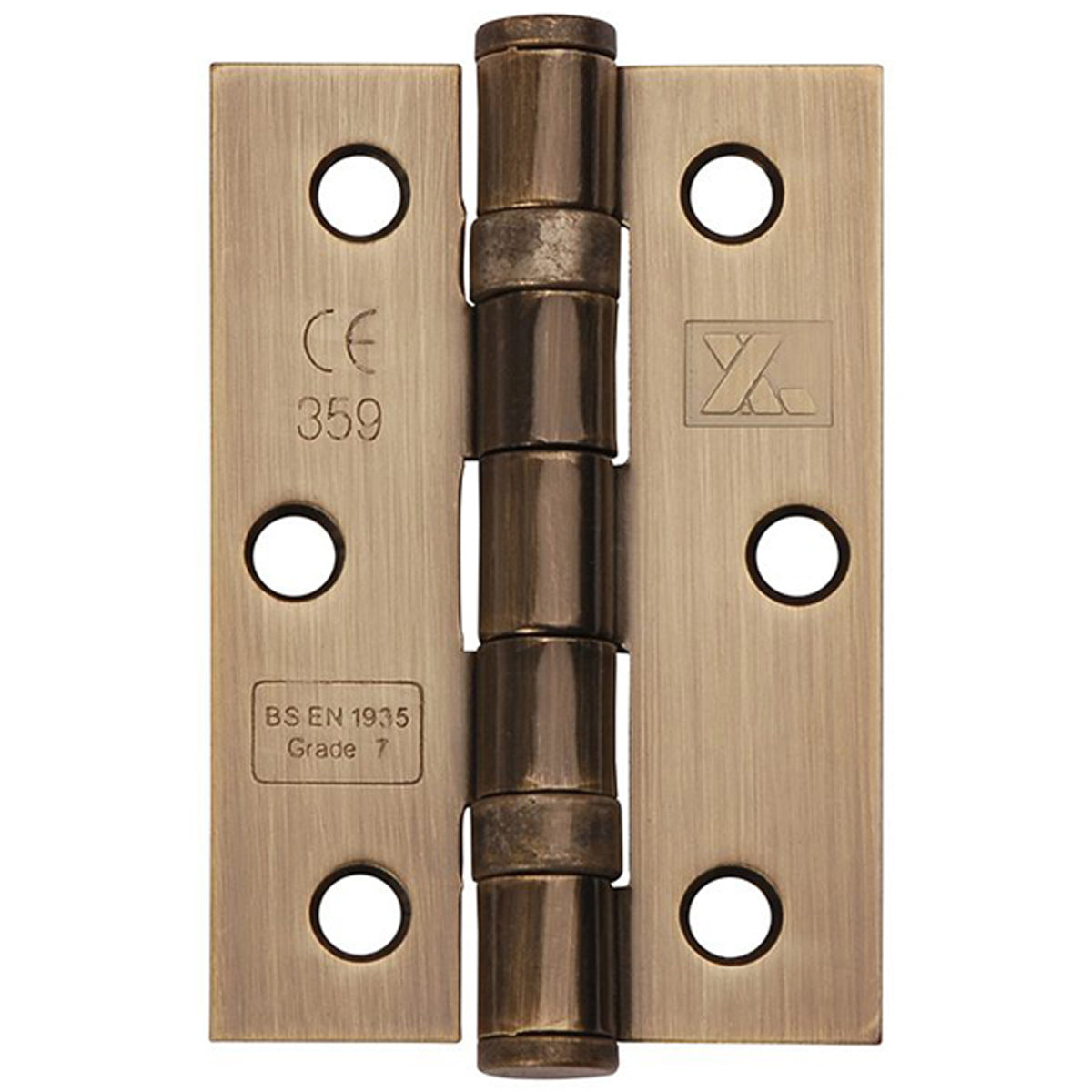 BALL BEARING HINGE 76x50x2 SS/BKN