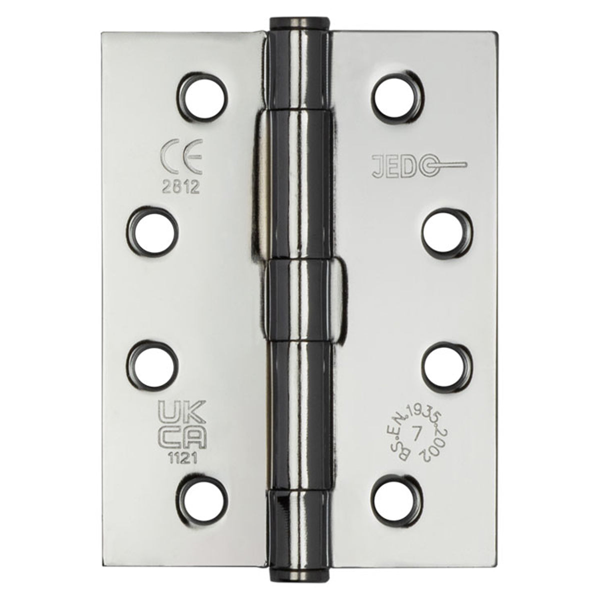 JEDO HD BUTTON TIP HINGE G7 102x75x2.5 ST/PCP J451BT-PC