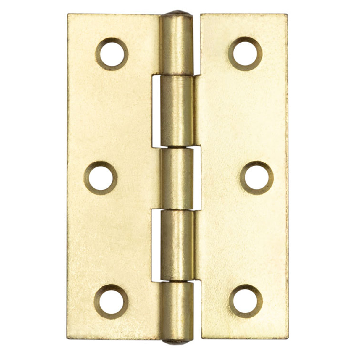 PLAIN BEARING BUTT HINGE 76x50x1.65 ST/EBR J1838-DEB