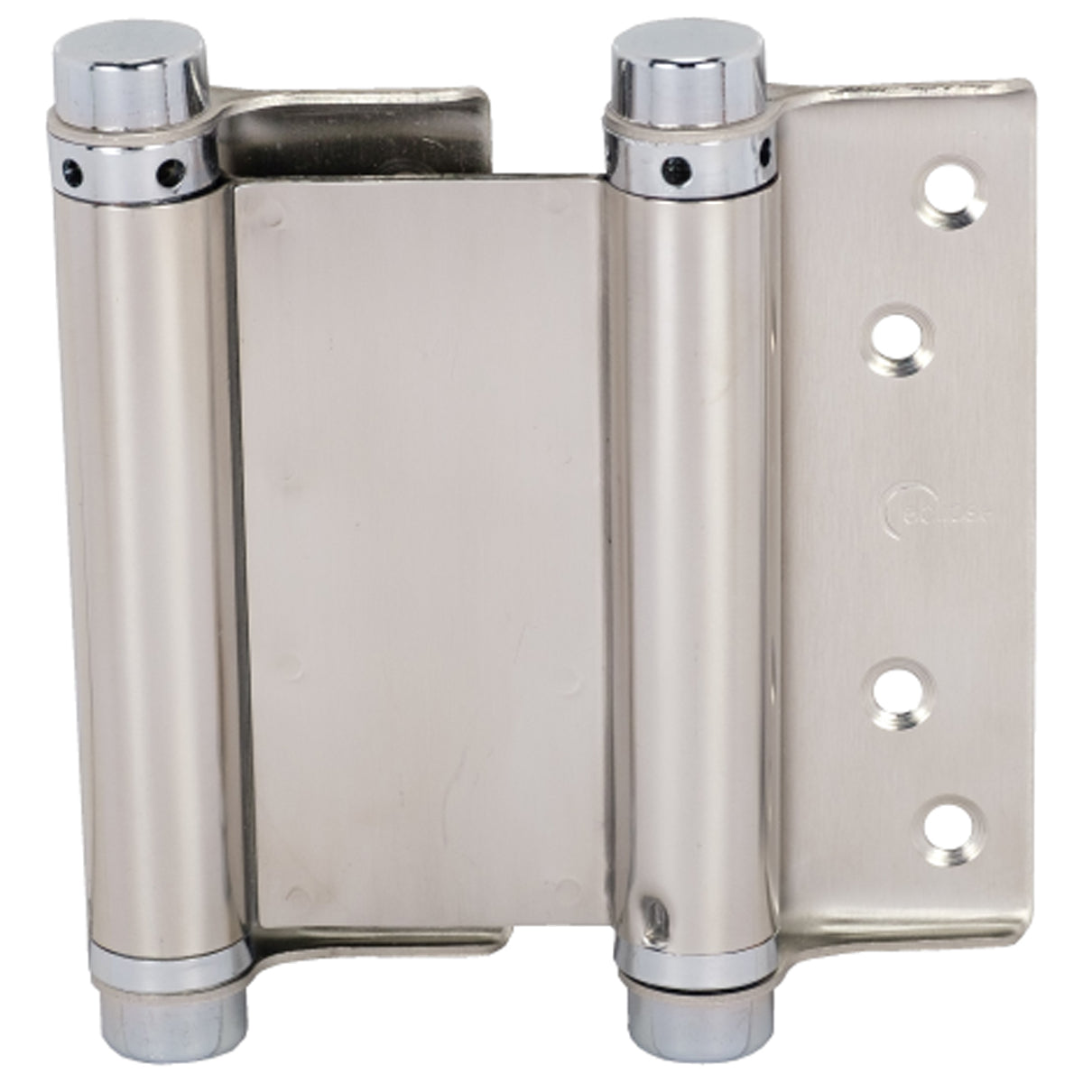 Eclipse Double Action Spring Hinge 127mm Satin Stainless Steel | Pair | HIF201C