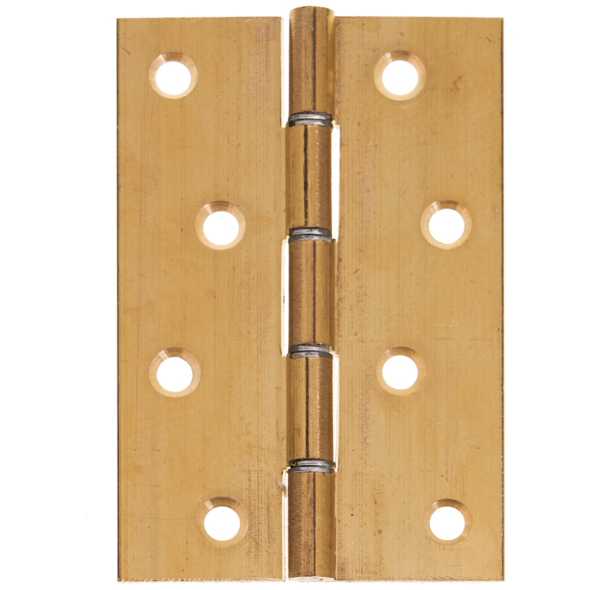 ECLIPSE DOUBLE STEEL WASHERED HINGE 102x67x2 BRS/SELF PR