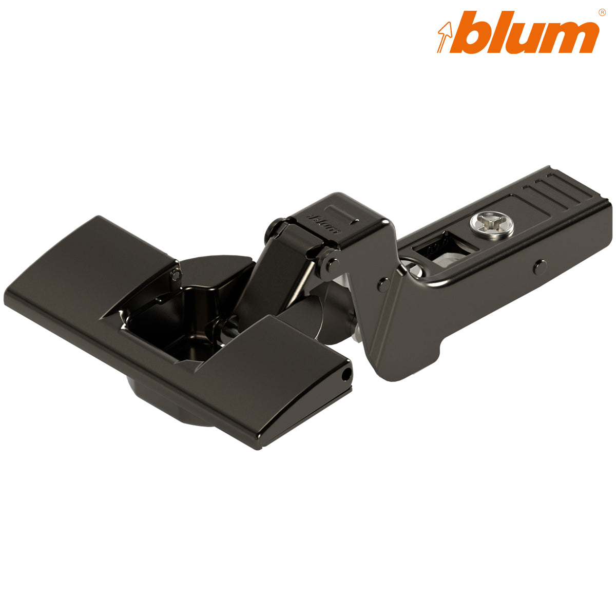 BLUM CLIP PROFILE DOOR HINGE 95deg INSET UNSPRUNG INSERTA ONYX