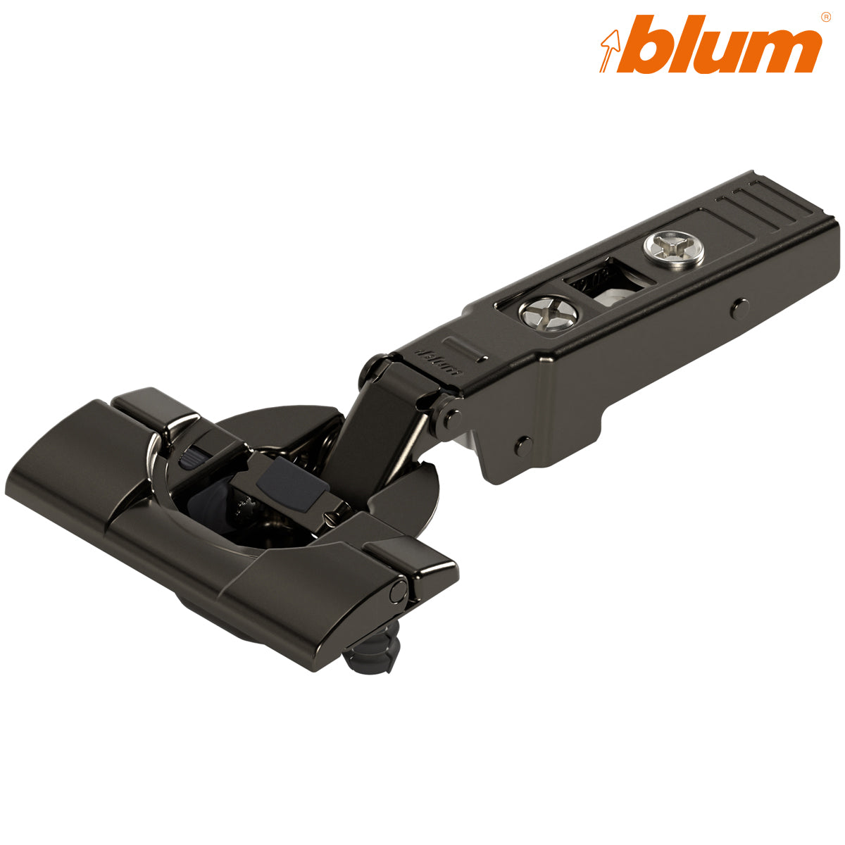 BLUM CLIP BLUMOTION PROFILE HINGE 95deg OVERLAY INSERTA ONYX by JULIUS BLUM UK LTD